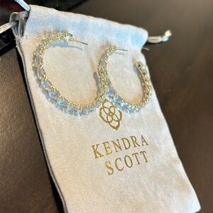 Kendra Scott Hoops Iridescent Gold